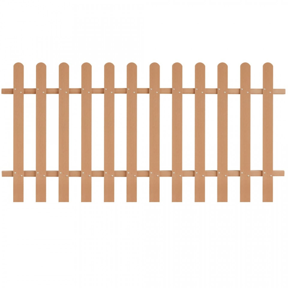 Gard din șipci, 200 x 100 cm, WPC Casa Practica