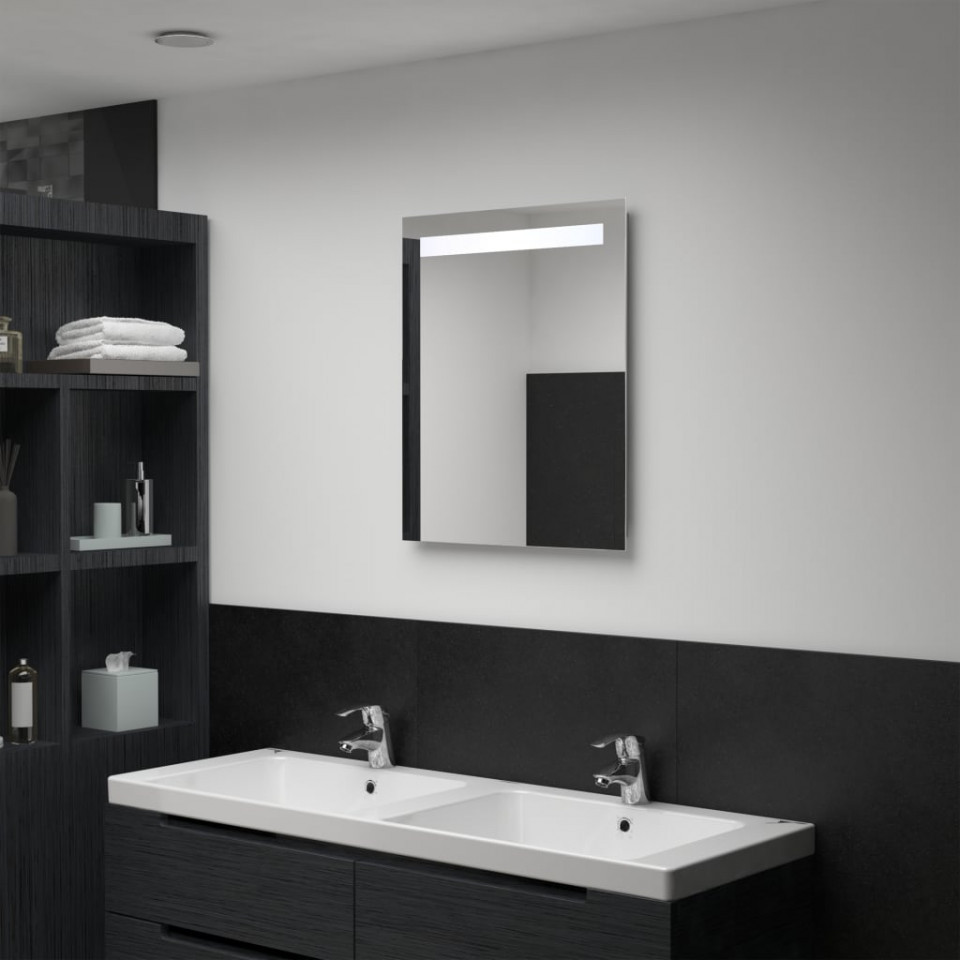 Oglindă cu LED de perete de baie, 50 x 60 cm baie