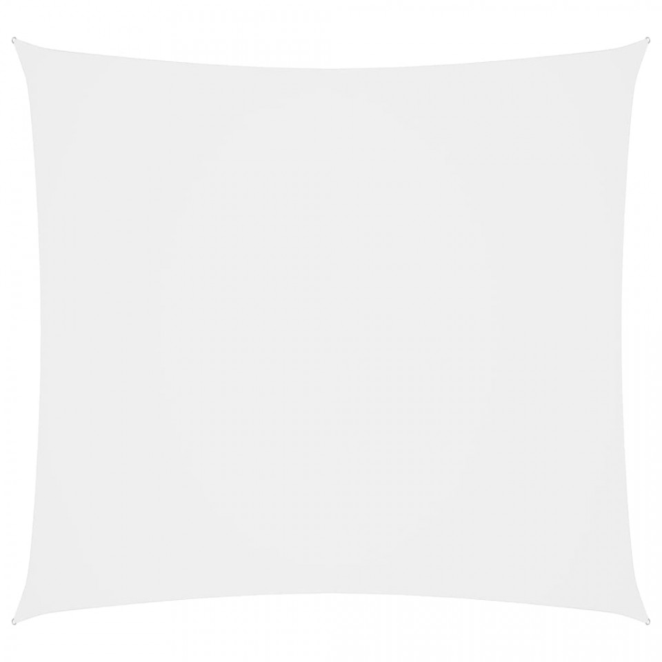 Pânză parasolar, alb, 3,6x3,6 m, țesătură oxford, pătrat