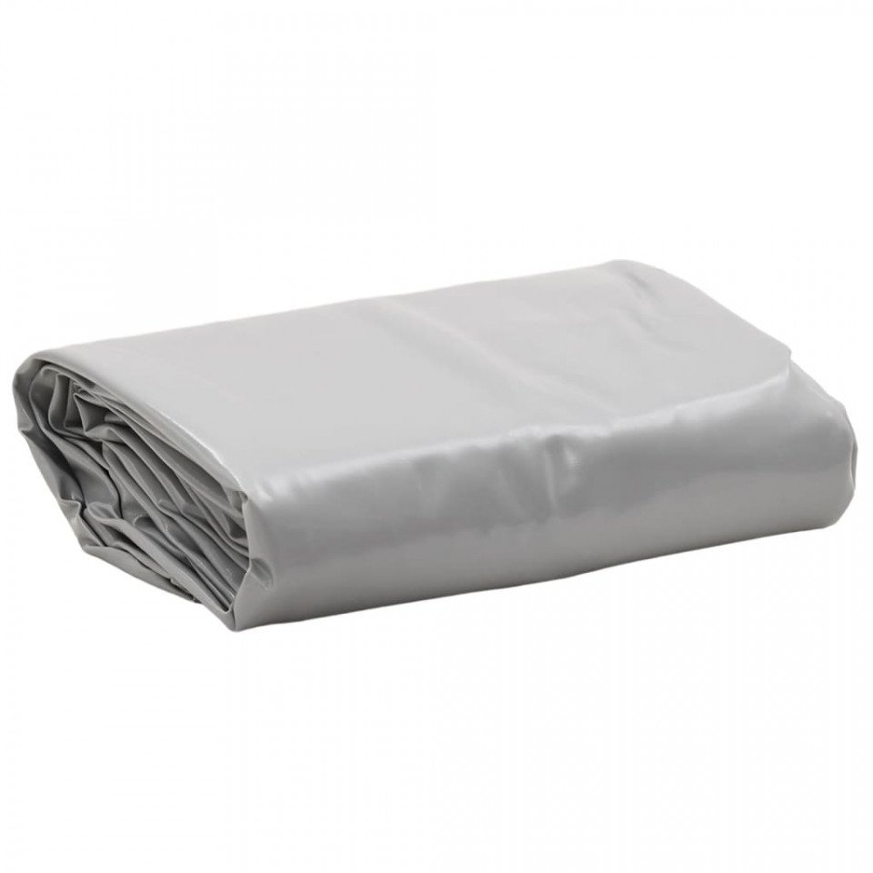 Prelată, gri, 5x6 m, 600 g/m²