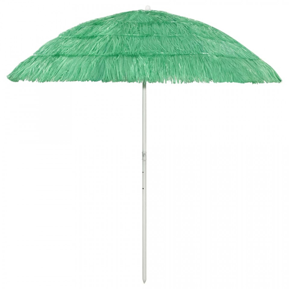 Umbrelă de plajă, verde, 240 cm
