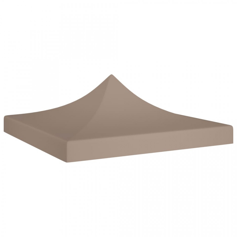 Acoperiș pentru cort de petrecere, gri taupe, 3x3 m, 270 g/m²