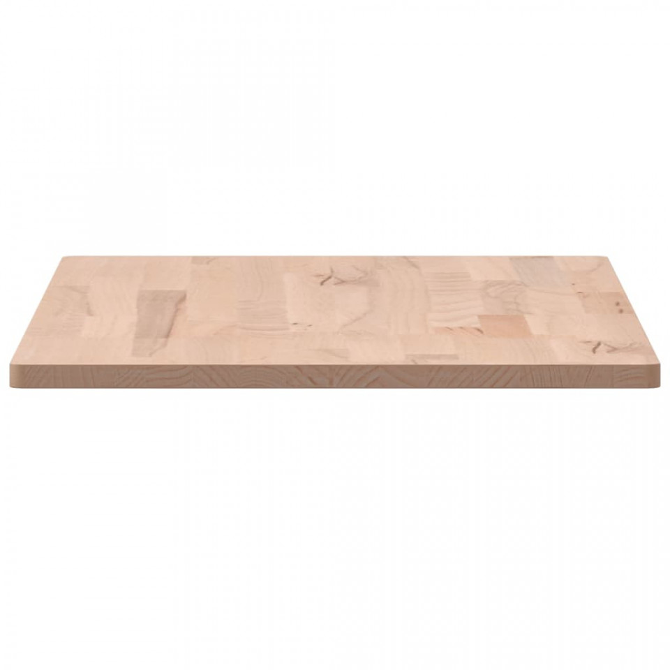 Blat de masă 100x50x1,5 cm dreptunghiular, lemn masiv de fag