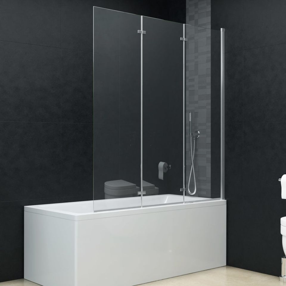 Cabină de duș pliabilă, 3 panouri, 130 x 138 cm, ESG Casa Practica