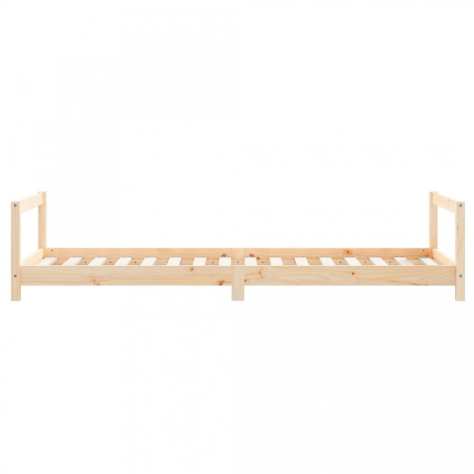 Cadru de pat pentru copii, 80x200 cm, lemn masiv de pin