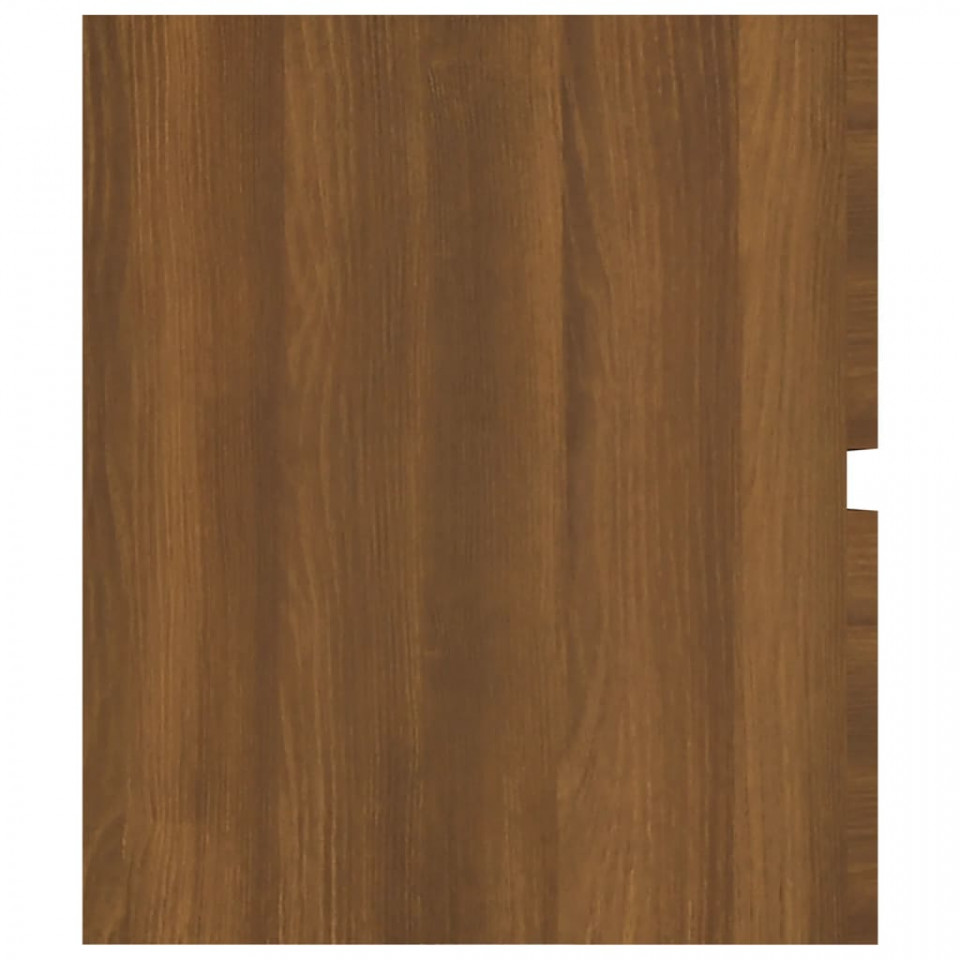 Dulap chiuvetă, stejar maro, 100x38,5x45 cm, lemn prelucrat