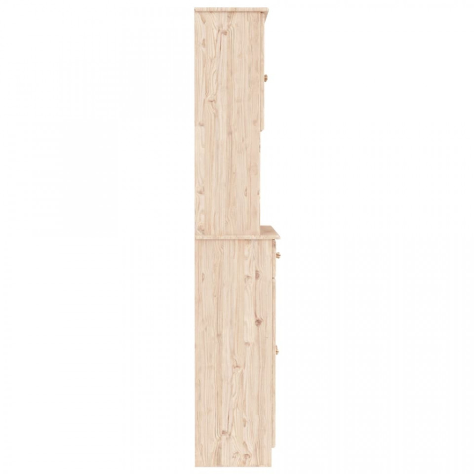 Dulap înalt ALTA, 77x35x188 cm, lemn masiv de pin