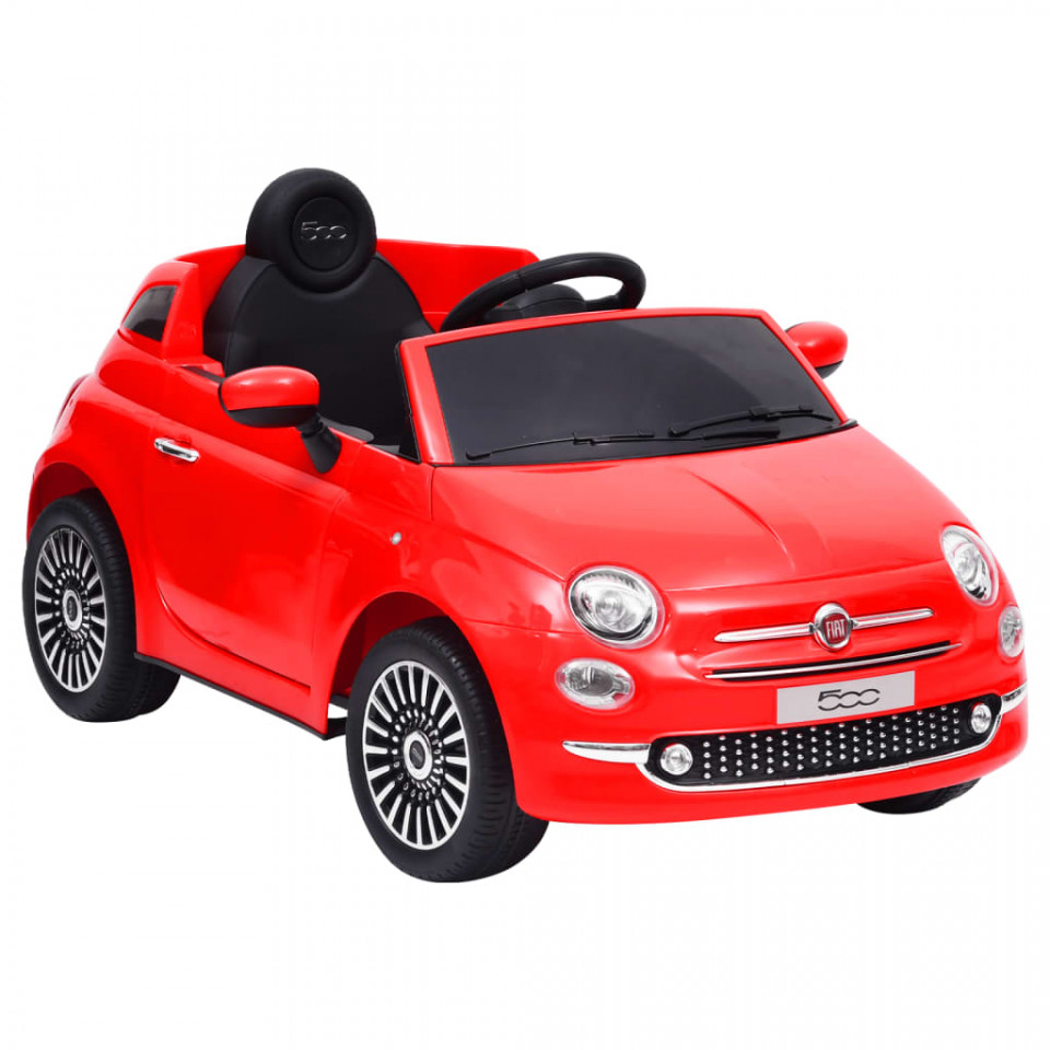 Mașină electrică pentru copii Fiat 500, roșu Casa Practica