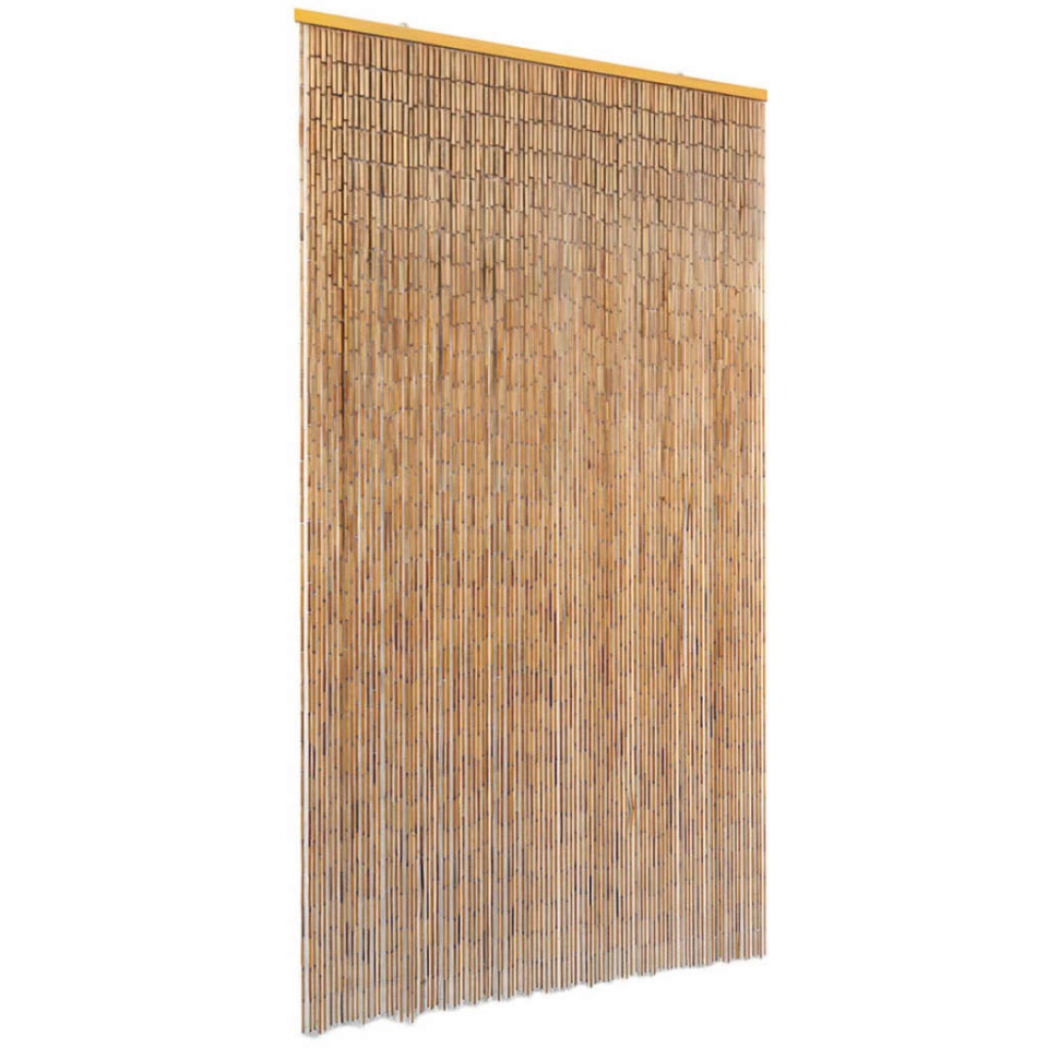 Perdea de ușă pentru insecte, bambus, 100x200 cm