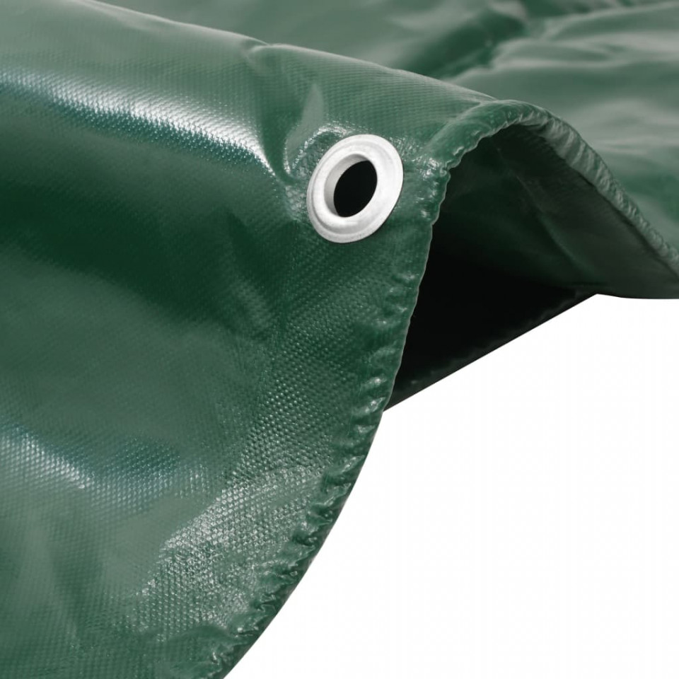 Prelată, verde, 5 x 6 m, 650 g/m²