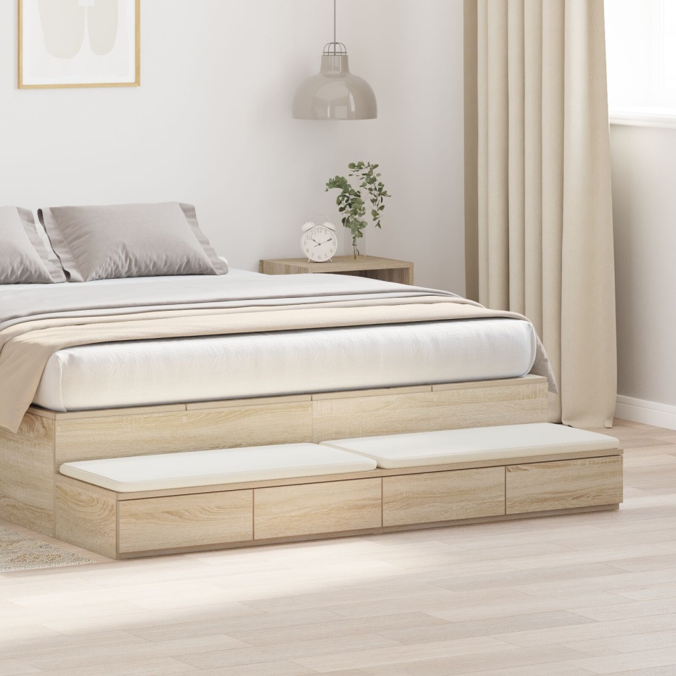 Sertar pentru pat Stejar Sonoma 160x36,5x16,5 cm din lemn prelucrat