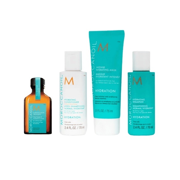 Moroccanoil Hydrating Mini Kit 4pcs Protectie pentru Par Unisex Travel Set