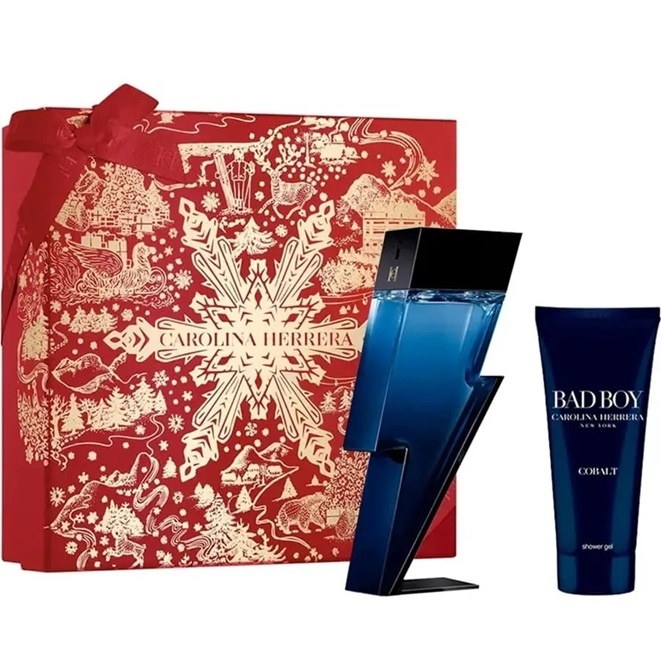 Carolina Herrera Bad Boy Cobalt 100ml.100sg Apa De Parfum Barbati SET Ml