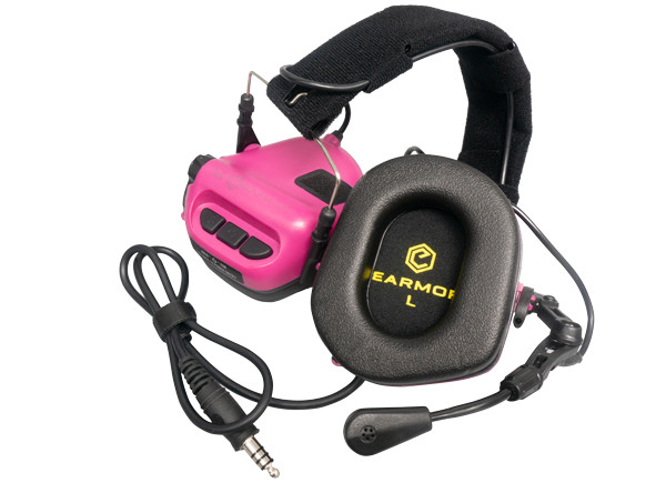 Antifoane M32 MOD3 EARMOR sistem de comunicatie inclus - Roz