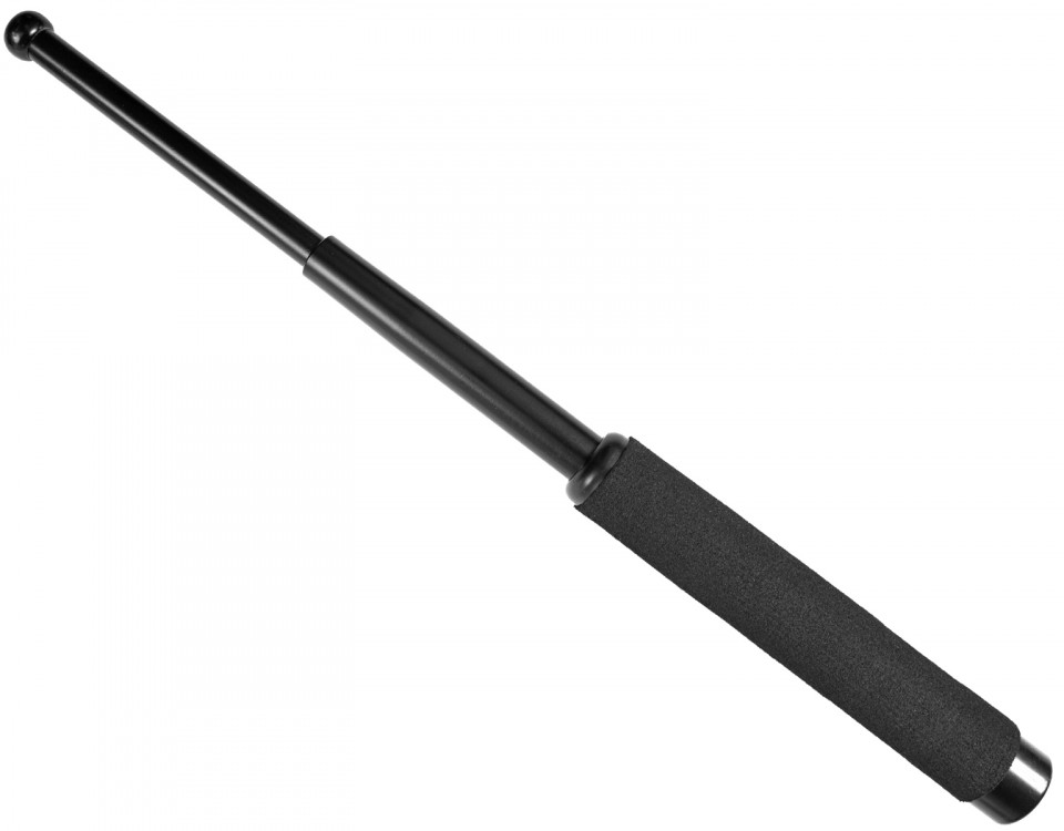 Baston telescopic intarit GS, 21 inch, negru