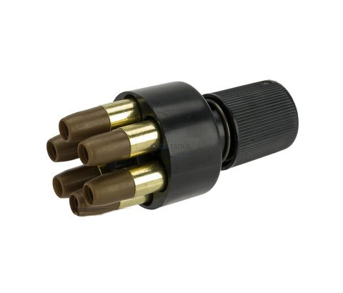 Incarcator de rezerva cu 6 cartuse incluse pentru revolverul airsoft Dan Wessson , 6 mm