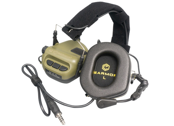 Antifoane M32 MOD3 EARMOR sistem de comunicatie inclus - Verde