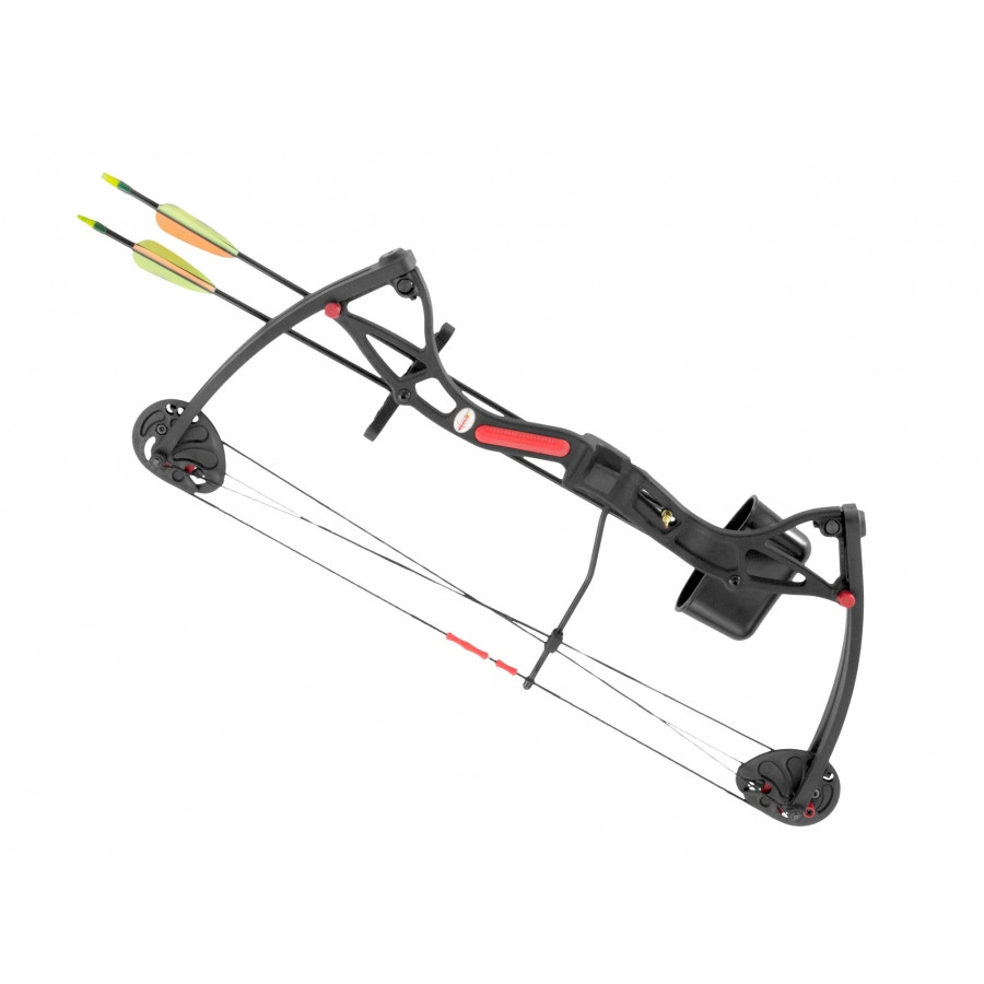 Arc compound cu sageti EK Archery Buster, 15-29 Lbs , RH, pentru copii si adolescenti