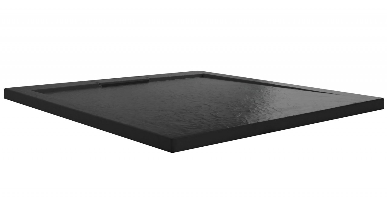 Cadita dus patrata Rea Grand 90x90 negru - 4 | YEO