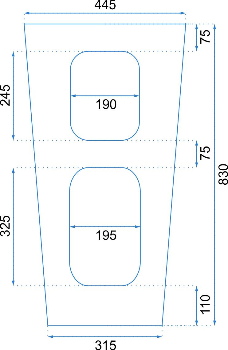 Lavoar freestanding Rea Daria - 5 | YEO