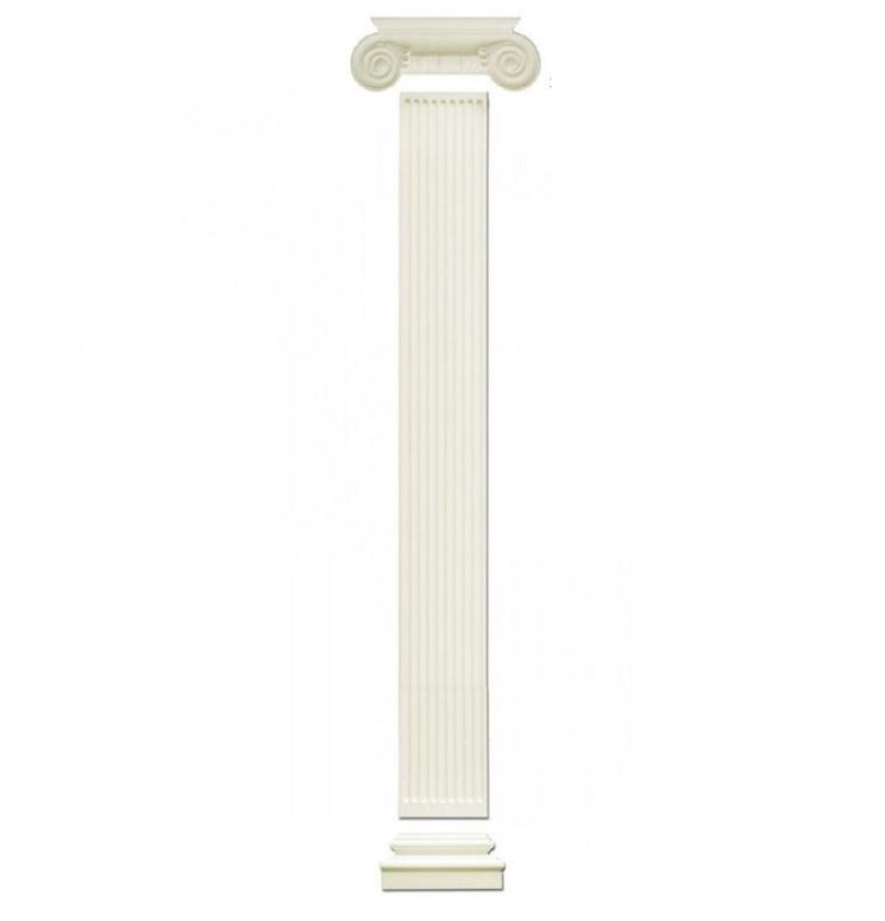 Capitel pilastru din poliuretan PL130 - 18.2x6.7x44.6 cm
