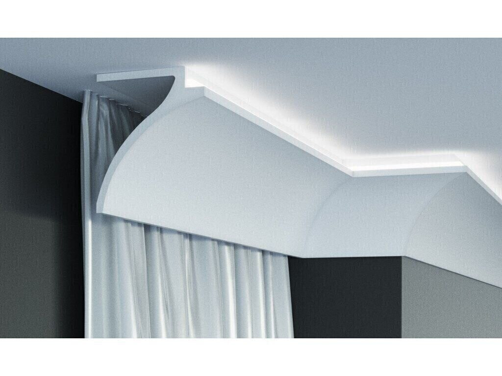 Profil pentru banda LED din poliuretan KF802 - 12x10x200 cm
