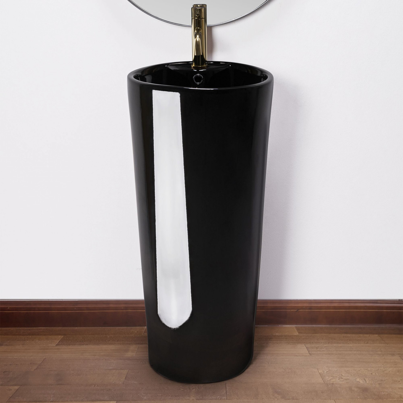 Lavoar freestanding negru Rea Blanka - 4 | YEO