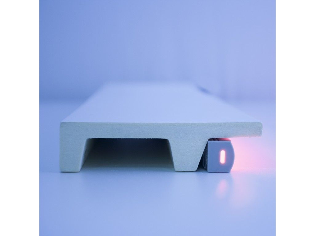 Profil pentru banda LED din poliuretan KF504 - 10.2x2.5x200 cm