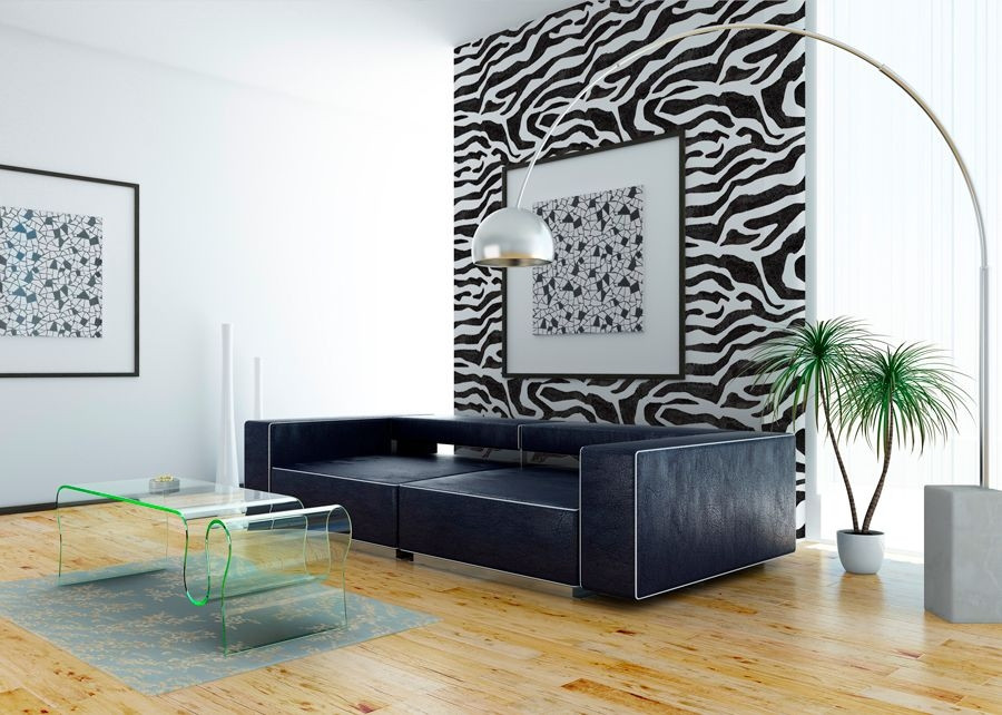 Vopsea decorativa pentru interior, efect JUNGLE: ZEBRA, finisaj satinat