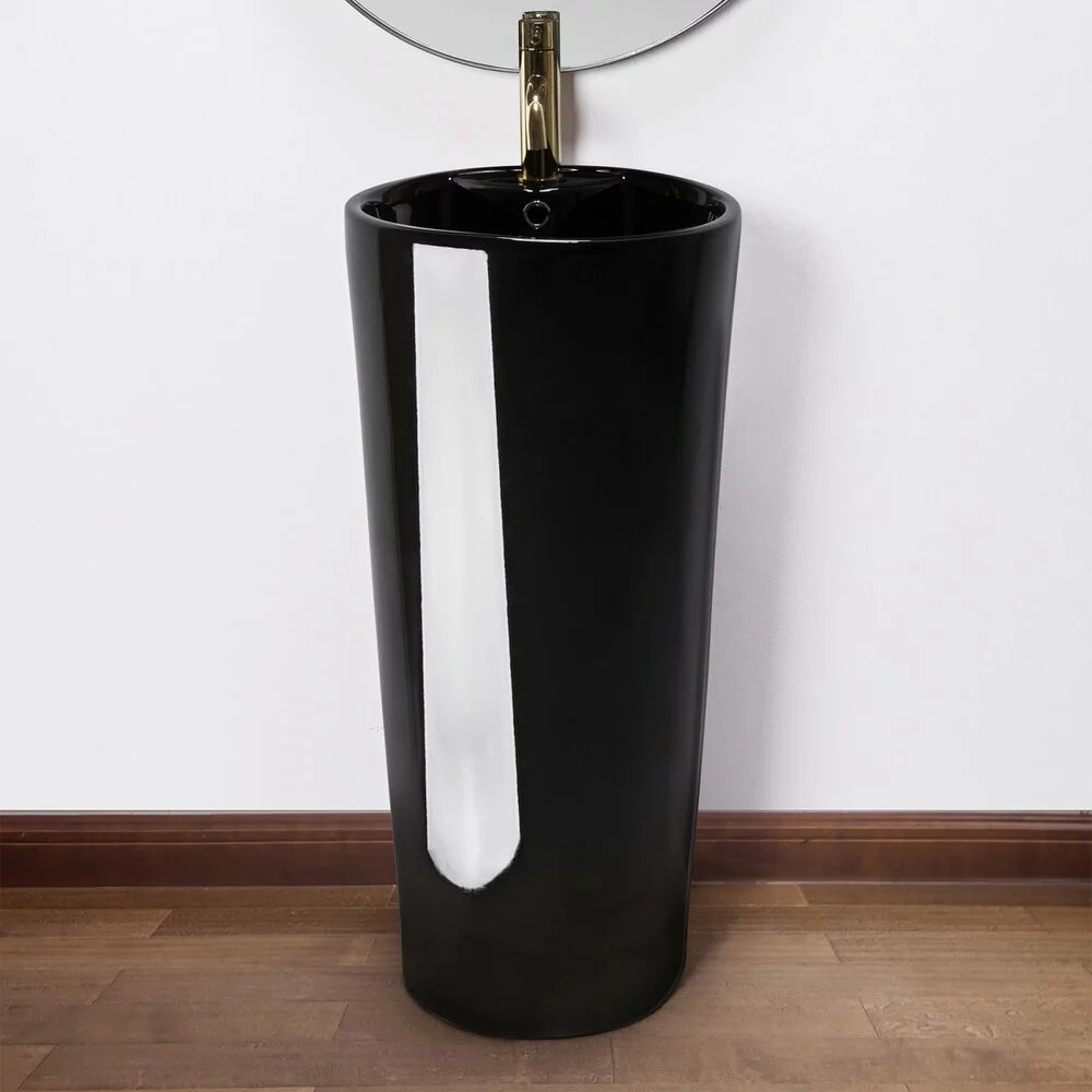 Lavoar freestanding negru Rea Blanka - 1 | YEO