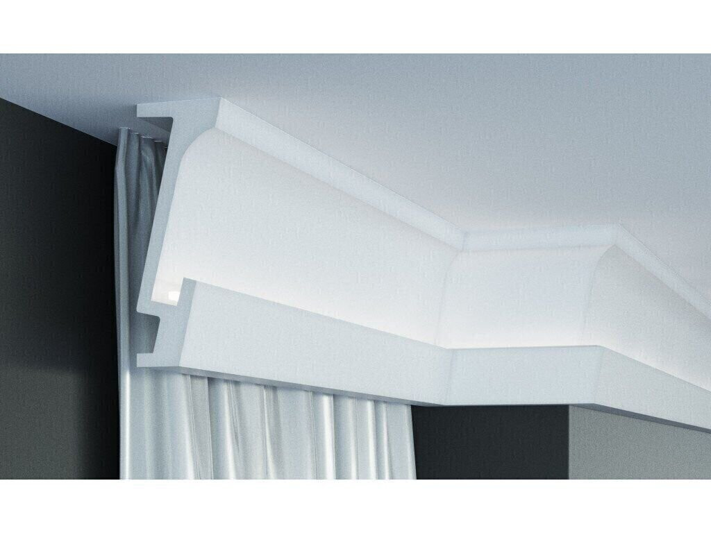 Profil pentru banda LED din poliuretan KF804 - 16x5.6x200 cm