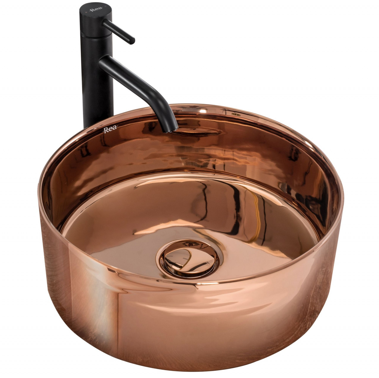 Lavoar rose gold pe blat Rea Ida 36 cm