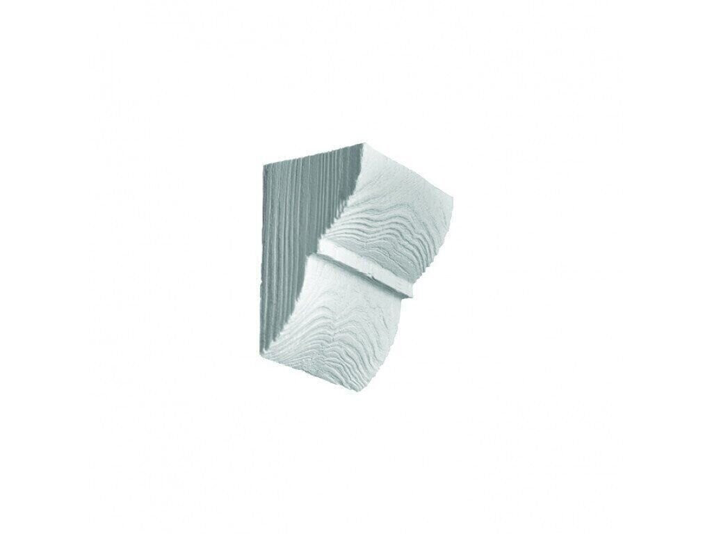 Consola decorativa din poliuretan, alb, modern, ED017W - 9x6x10 cm
