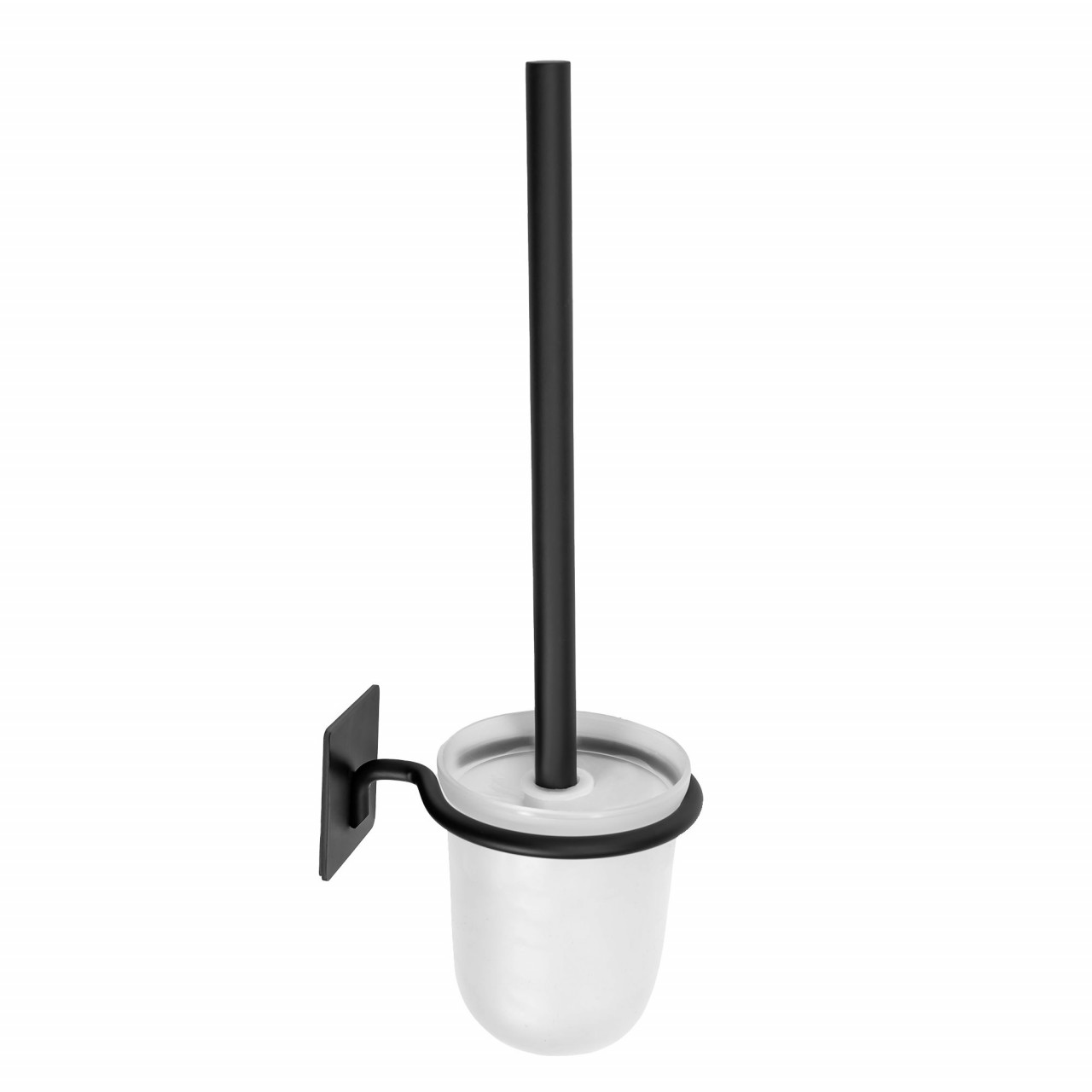 Perie WC Rea 322195A design rotund finisaj negru mat - 2 | YEO