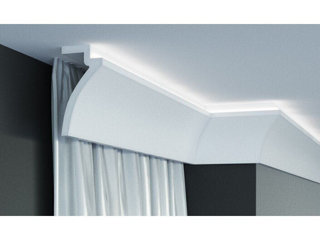 Profil pentru banda LED din poliuretan KF801 - 12x6x200 cm