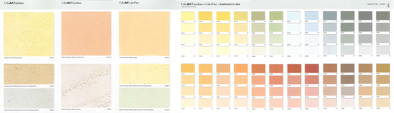 Vopsea decorativa pentru interior, efect Calce D\'Autore - CeboArt Pozzolano and Calcefine, the lime coatings, finisaj mat - 1 | YEO