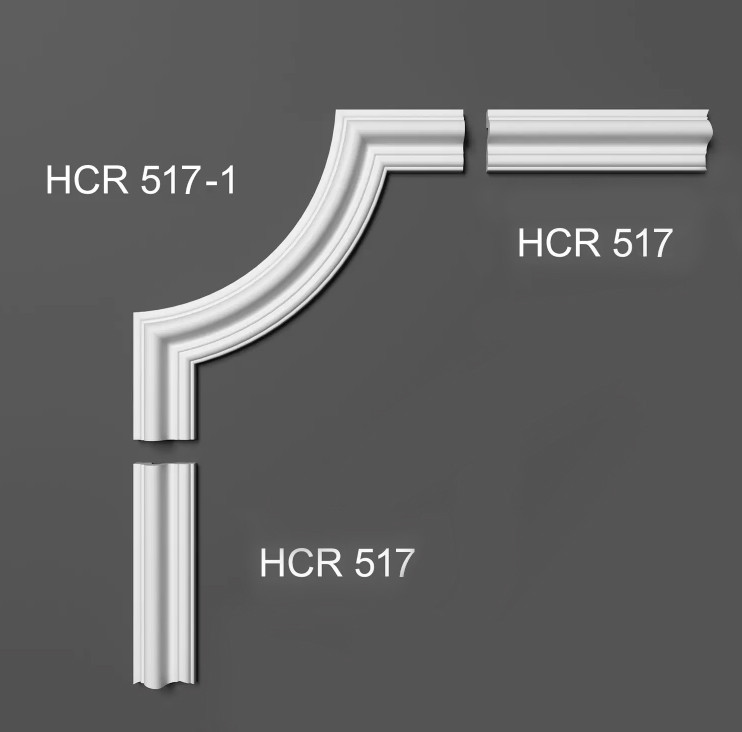 Chenar decorativ din poliuretan HCR517-1 - 20.5x20.5x1.7 cm