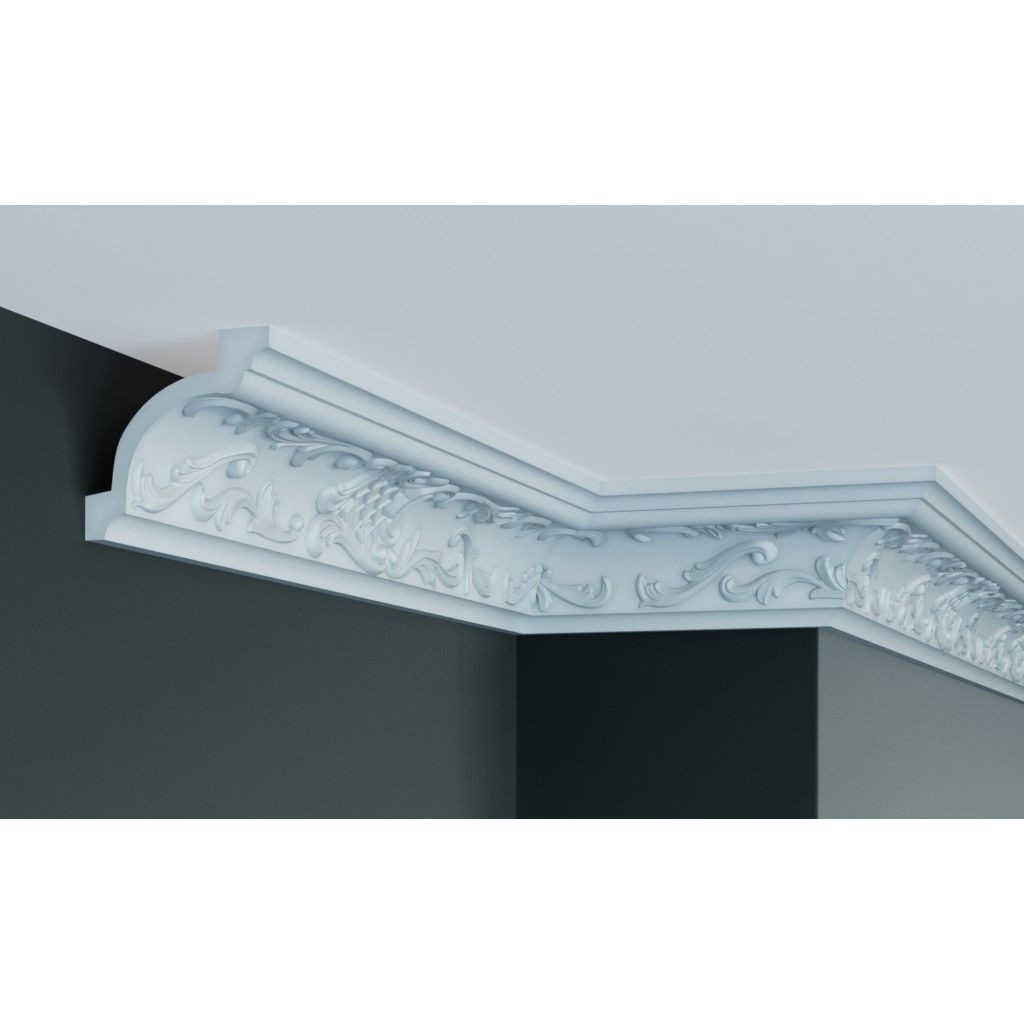 Cornisa decorativa din poliuretan Flexibil C731F - 9.2x9.2x200 cm