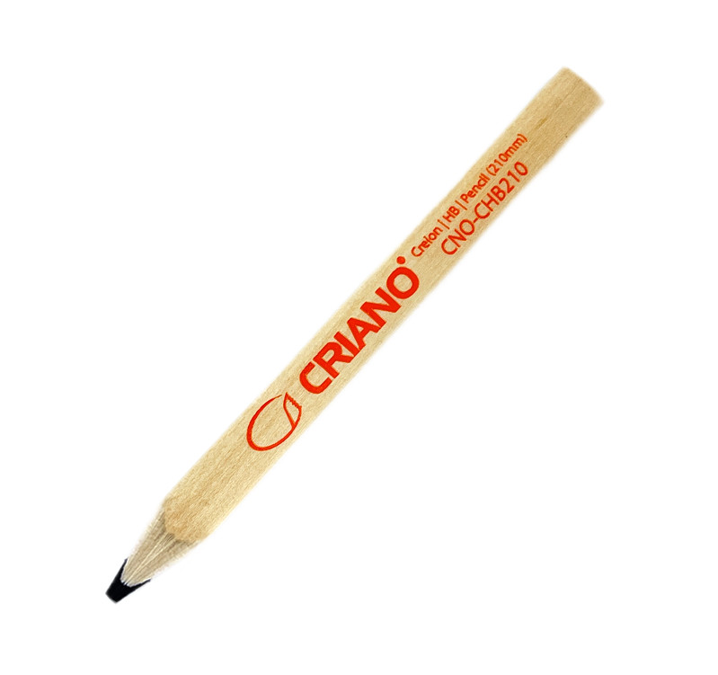 Creion dulgher HB pentru lemn, hartie, carton, piatra, beton, caramida, 210mm – CNO-CHB210 210mm imagine noua