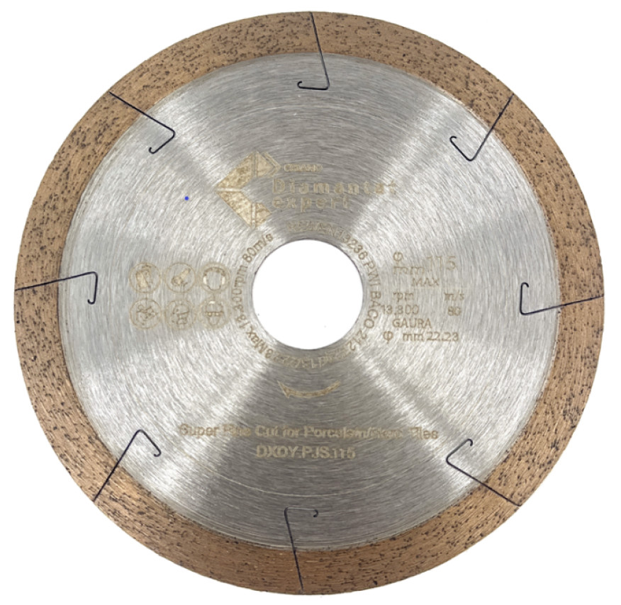 Disc DiamantatExpert pt. Taieri Extra Fine in Portelan Dur 115×22.2 (mm) Ultra Premium – DXDY.PJS.115 (mm) imagine noua
