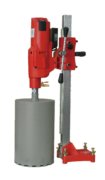 Masina de carotat profesionala pt. beton armat si materiale dure Ø255mm, 4.25kW, stand inclus – CNO-OB-255E criano.com