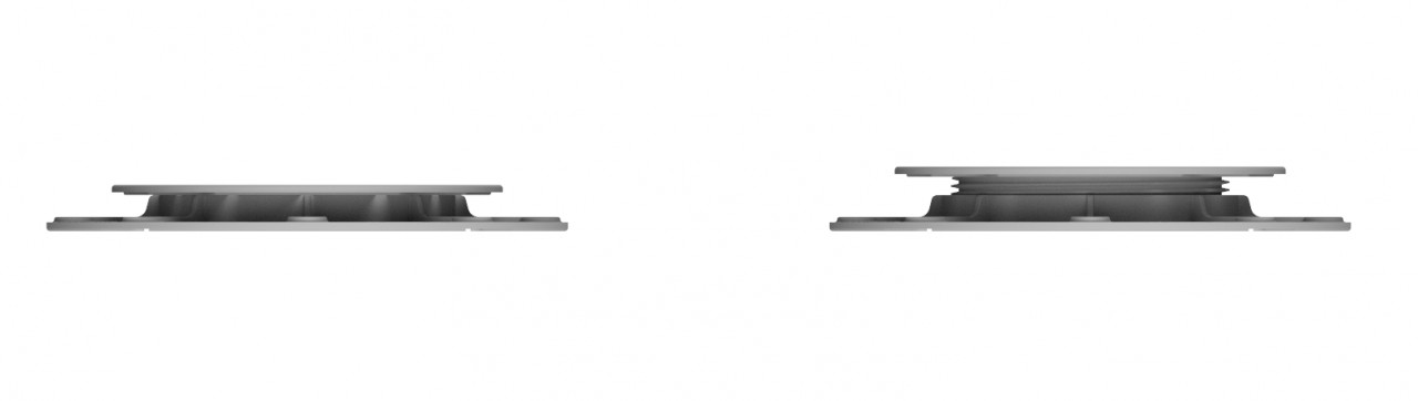Plot / Piedestal / Suport reglabil pentru gresie / pardoseli inaltate, inaltime variabila 19-25 mm – XLEV-L-B16 19-25
