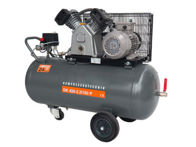 Compresor de aer profesional cu piston – 2,2kW, 420 L/min 10 bari – Rezervor 100 Litri – WLT-PROG-420-2.2/100A 100 imagine noua