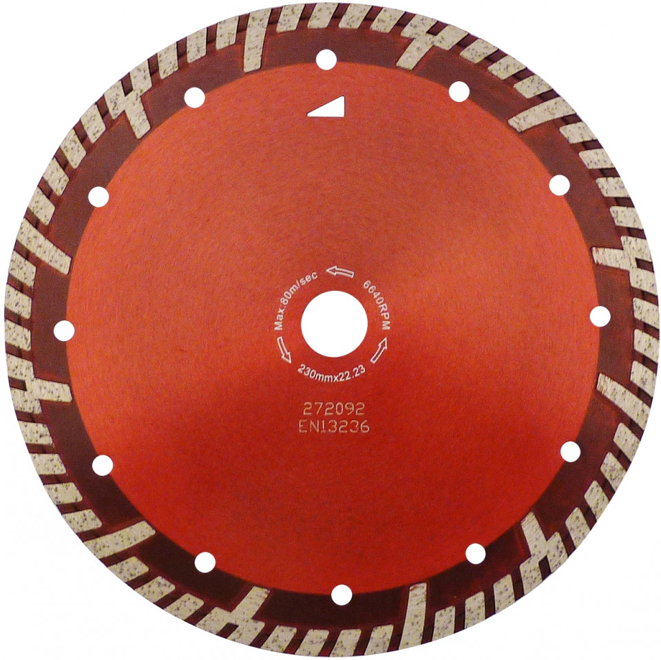 Disc DiamantatExpert pt. Beton armat & Granit – Turbo GS 125×22.2 (mm) Super Premium – DXDH.2287.125 criano.com
