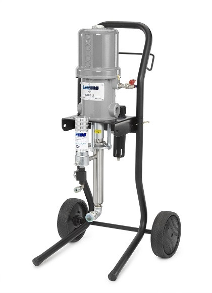 Pompa de vopsit / zugravit AIRLESS Industriala cu Carucior – Complet Echipata – 3,8L/min – Ghibli SS 30:1 30:1 imagine noua