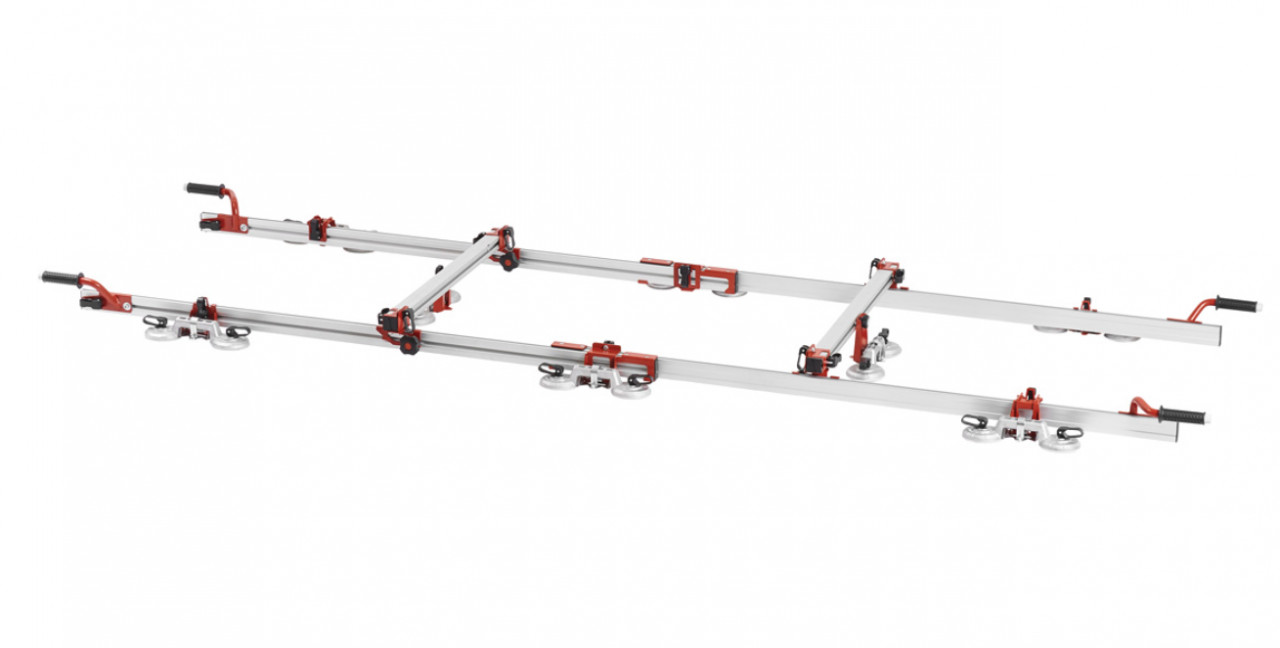Sistem de transport pt. placi de dimensiuni mari, Easy-move MK IV – 8 ventuze duble, 320cm – Raimondi-432EM04TB 320cm imagine noua