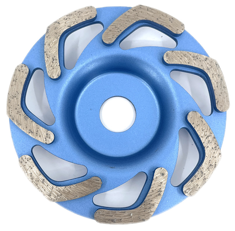 Disc cupa diamantata forma L pentru slefuire Beton/Abrazive 125×22,2mm Standard Profesional – BlueLine – DXDY.BLLC.125 125x222mm imagine noua