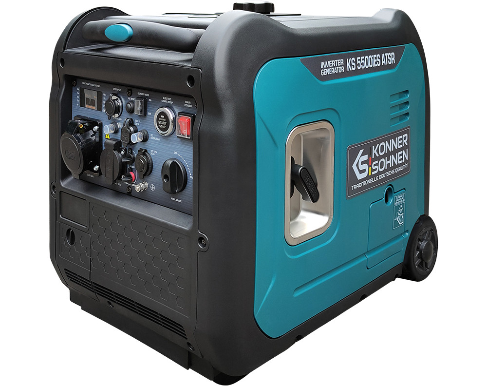 Generator de curent 5.5 kW inverter – benzina – Konner & Sohnen – KS-5500iES-ATSR 5.5 imagine noua