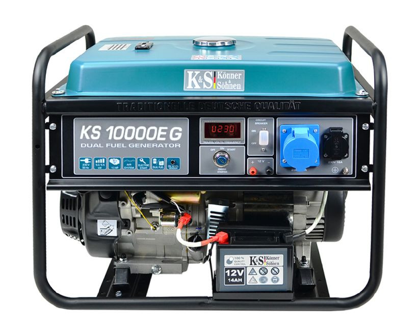 Generator de curent 8 kW HIBRID (GPL + Benzina) – Konner & Sohnen – KS-10000E-G (GPL imagine noua