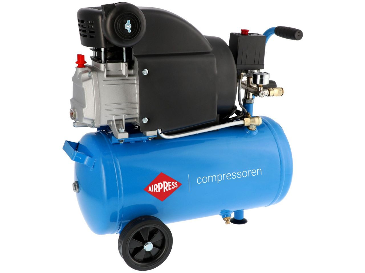 Compresor de aer profesional cu piston – Blue Series 1.5kW, 196L/min, 8 bari – Rezervor 24 Litri – AirPress-HL310/25-36839-1 1.5kW